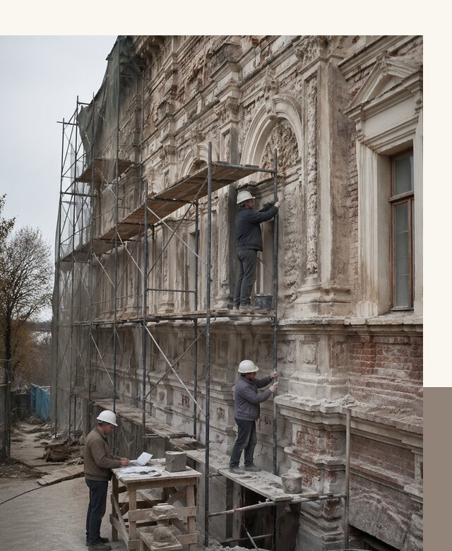 Реставрация объектов культурного наследия под ключ в Шатуре
