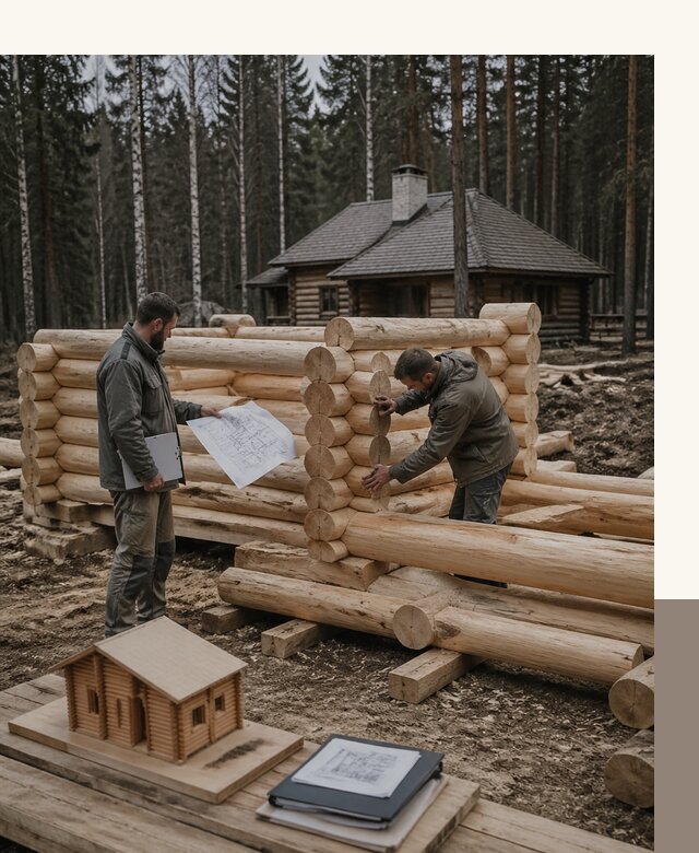 Проектирование и строительство домов из бревна в Шатуре